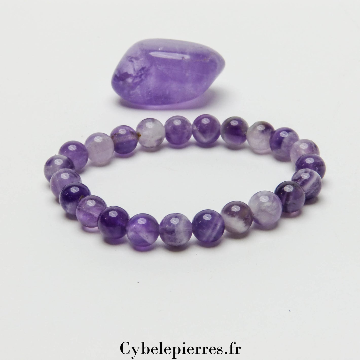 Bracelet Améthyste (8mm) | Protection et Équilibre