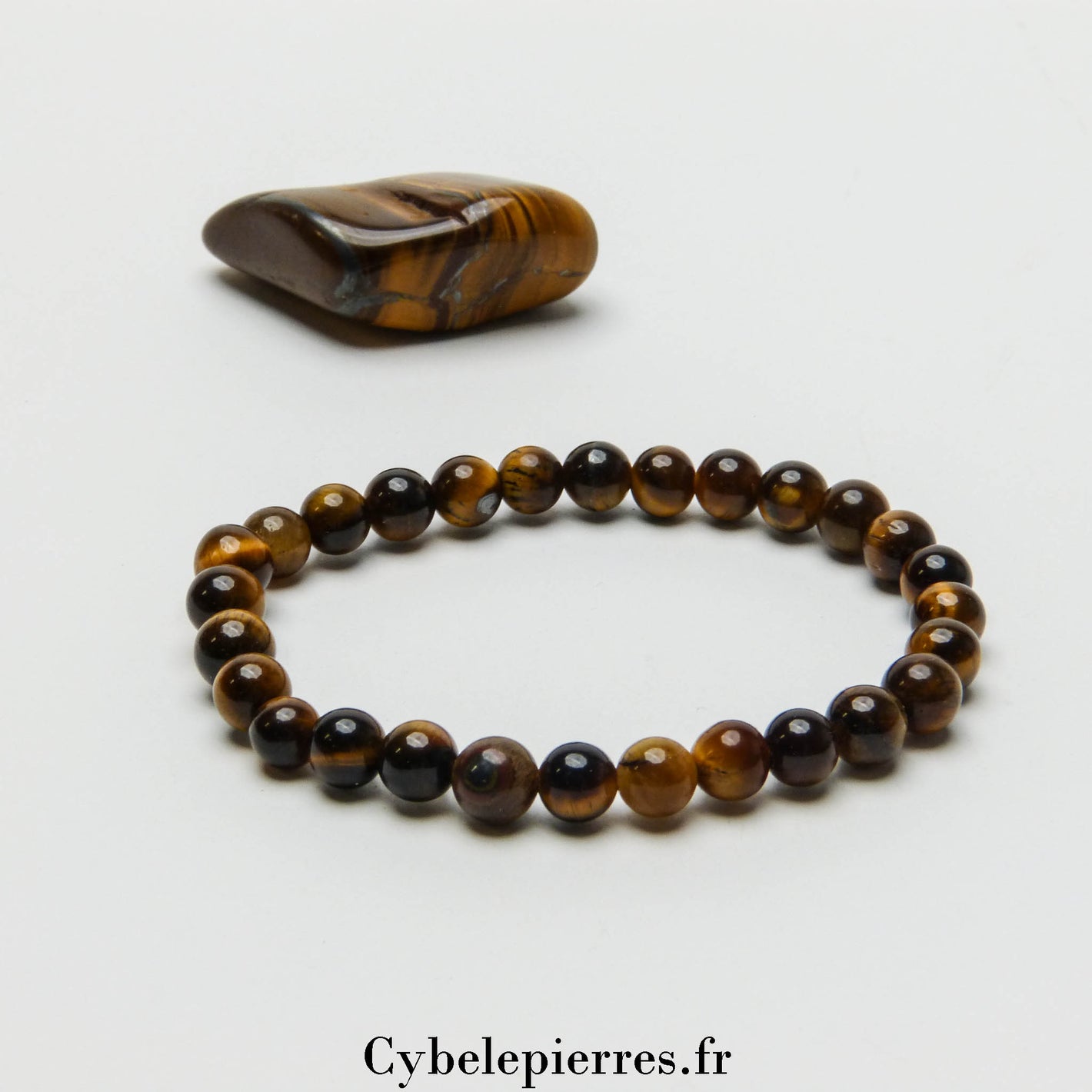 Bracelet Oeil de Tigre - (6mm)