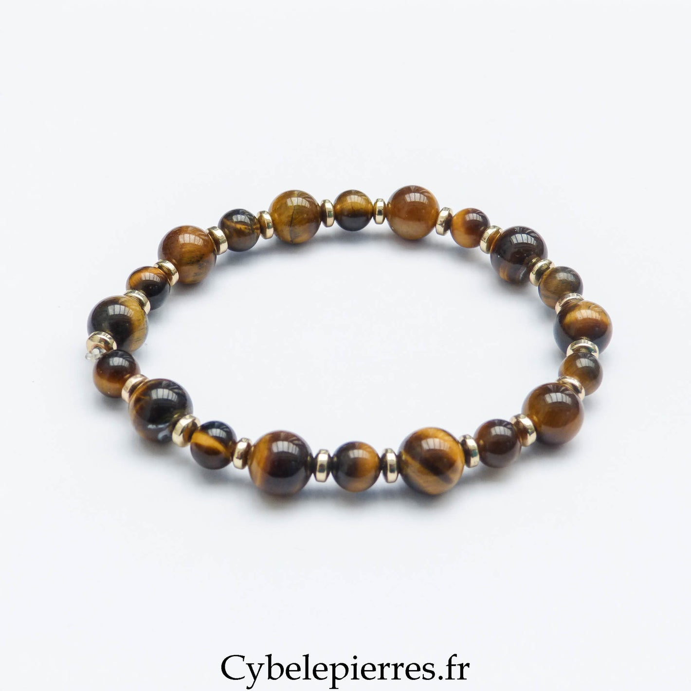 Bracelet Œil de Tigre (6 mm et 8 mm) | Protection et Détermination
