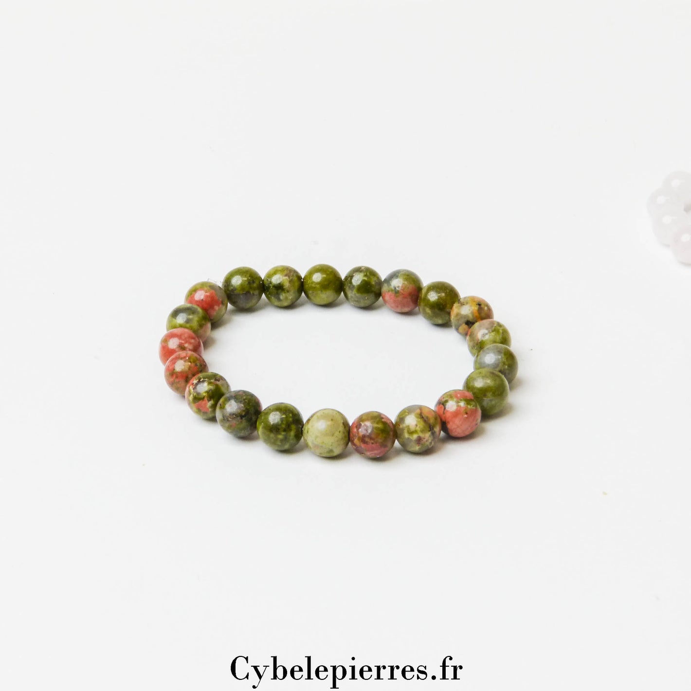 Bracelet Unakite (6 mm) - Taille Enfant 14 cm | Équilibre et Apaisement