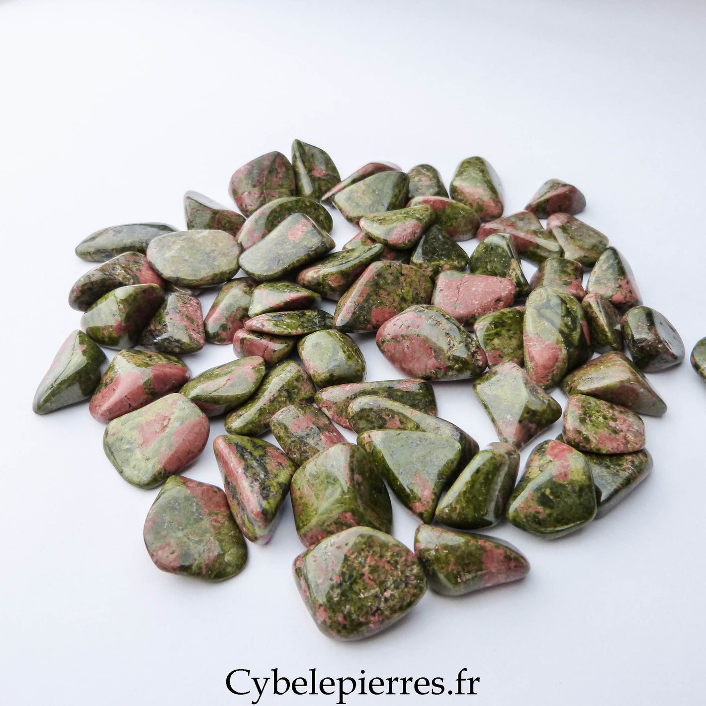 Unakite roulée – Afrique du Sud | Blocages et Equilibre émotionnel