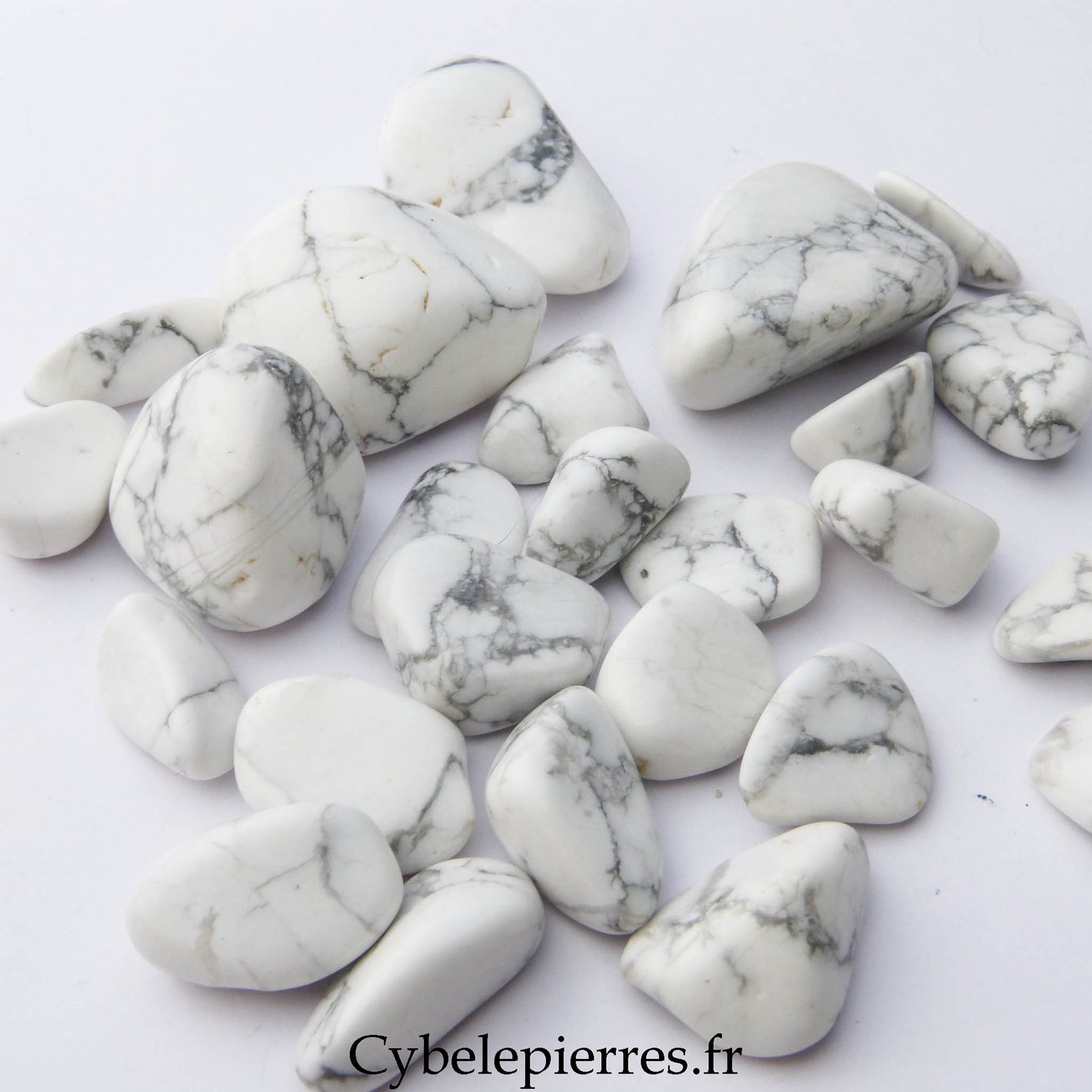 Howlite Roulée – Brésil | Communication, Calme et Expression Émotionnelle