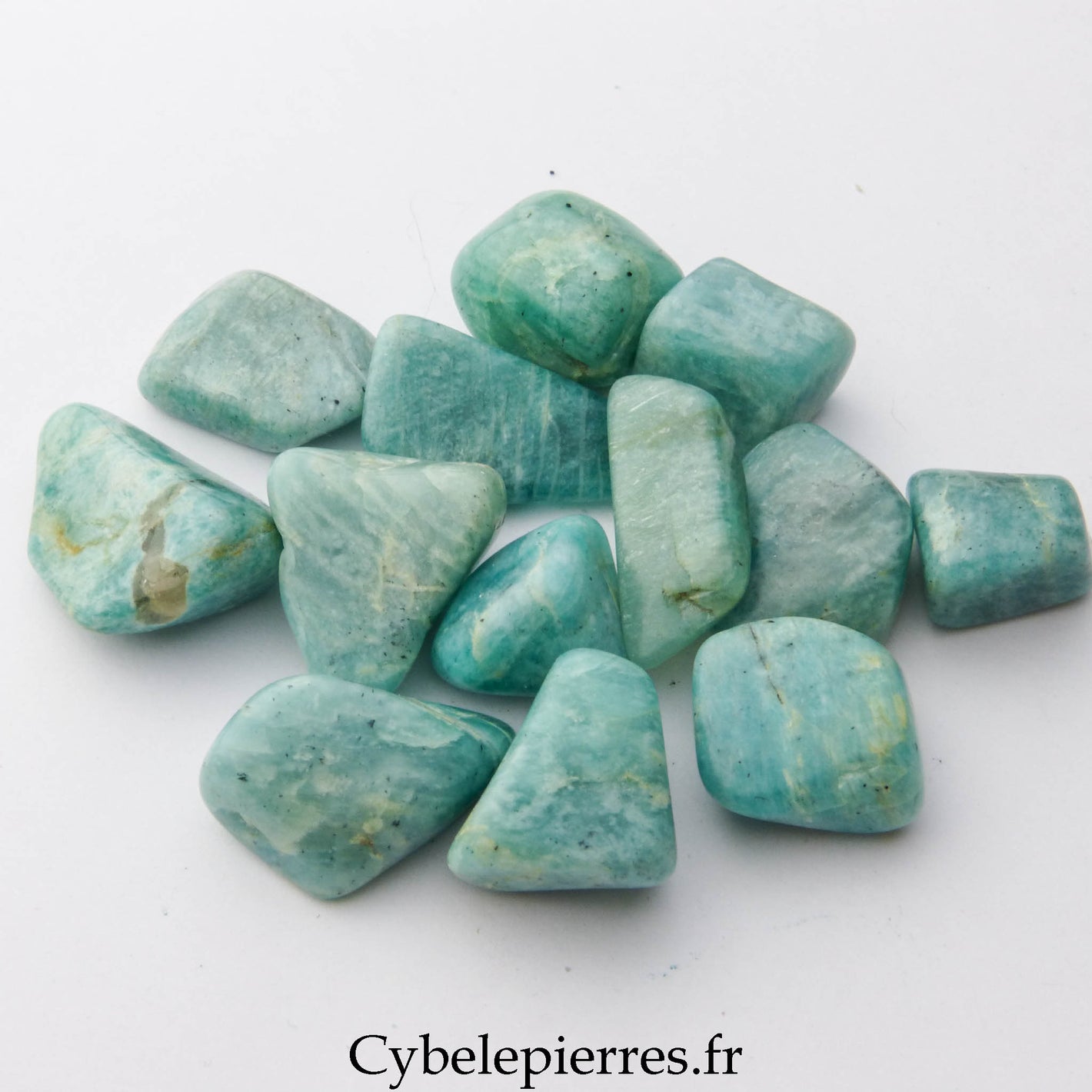 Amazonite pierre roulée – Brésil | Apaisement et Expression