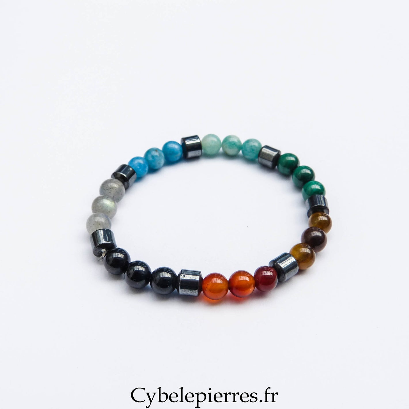 #7 Bracelet "7 Chakras" (6mm) - 17cm