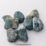 Apatite bleue pierre brute – Clarté et Expression - Cybele Pierres