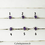 Bague Améthyste (8mm) | Protection et Équilibre - Cybele Pierres