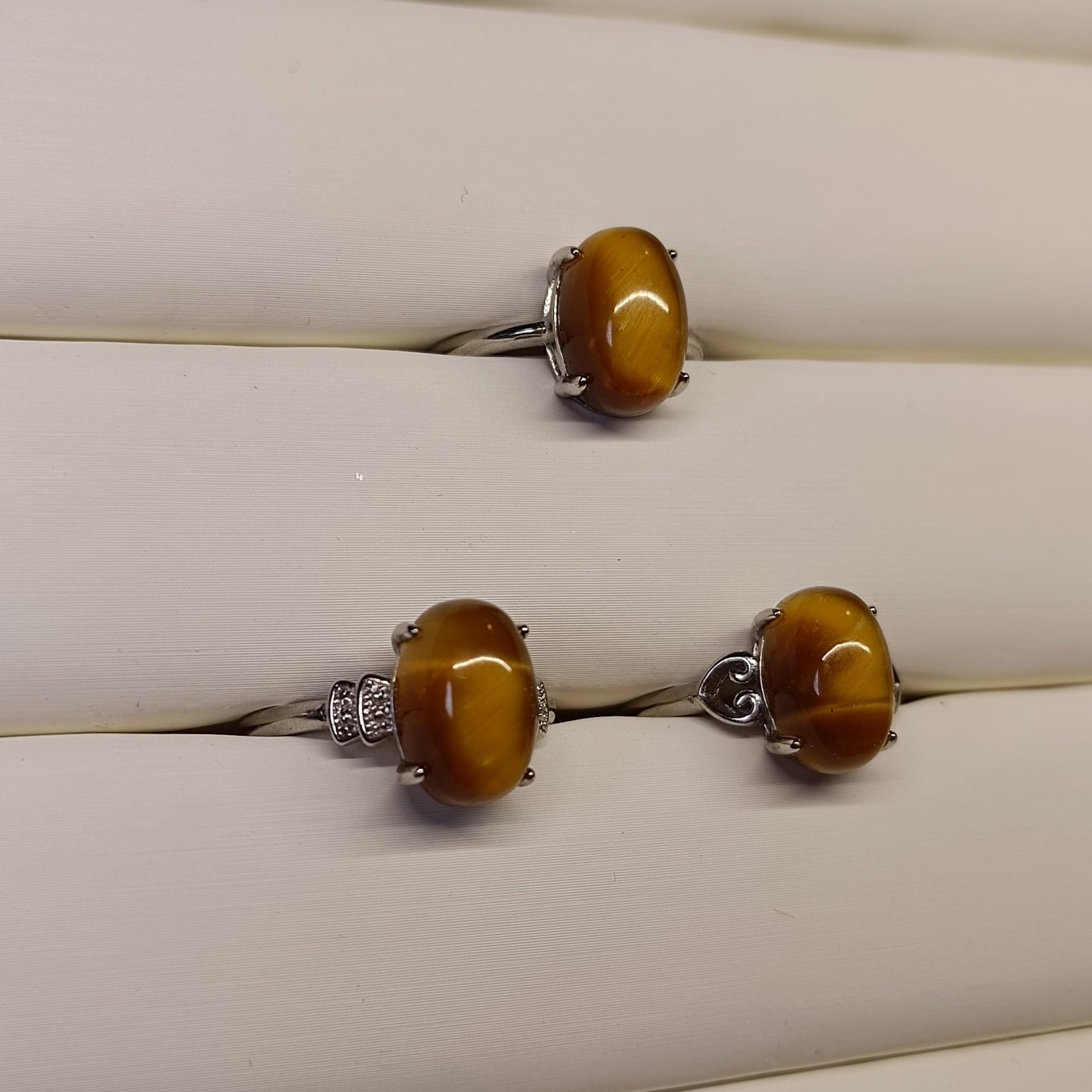 Bague Œil de Tigre - Protection et Confiance (10mm) - Cybele Pierres