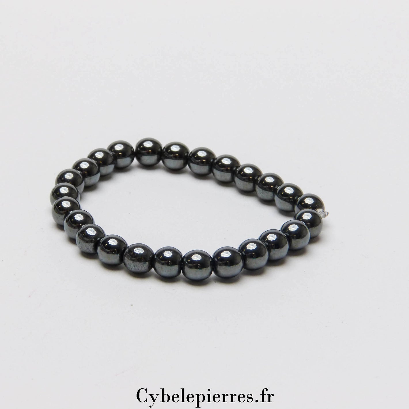 Bracelet Hématite (6mm) - Taille enfant 14 cm | Ancrage et Confiance