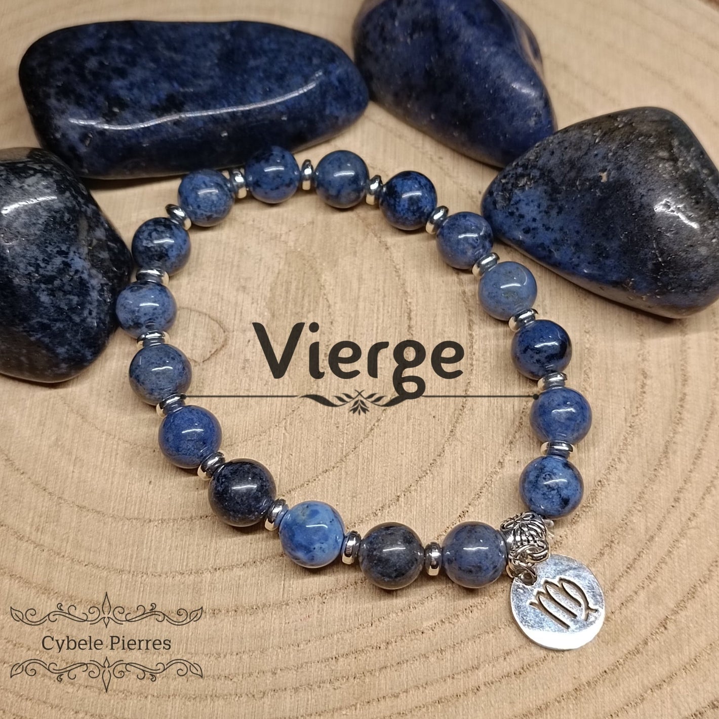 Bracelet Astrologie - Vierge - Cybele Pierres