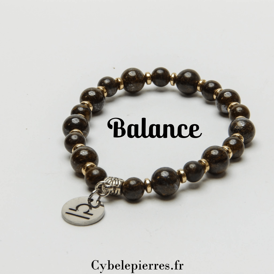 Bracelet Balance (8mm) - Harmonie et Sérénité - Cybele Pierres