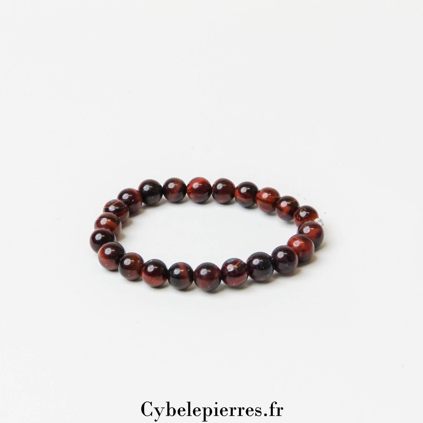 Bracelet Enfant - Œil de Taureau (6mm) - 14cm | Force et Protection - Cybele Pierres