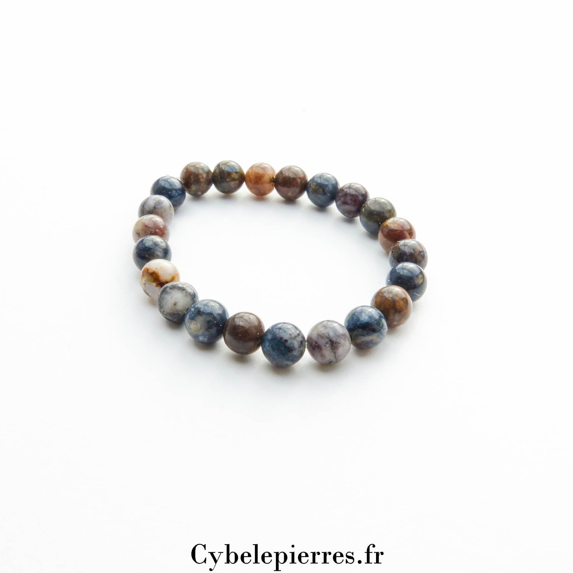 Bracelet enfant - Pietersite (6mm) - 14cm | Dynamisme et Clarté d’esprit - Cybele Pierres
