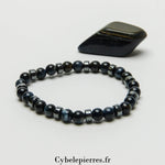 Bracelet Œil de Faucon (6mm) - 18cm | Clarté et Vision - Cybele Pierres