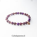 Bracelet Phosphosidérite (6 mm) – 18 cm | Apaisement intérieur - Cybele Pierres