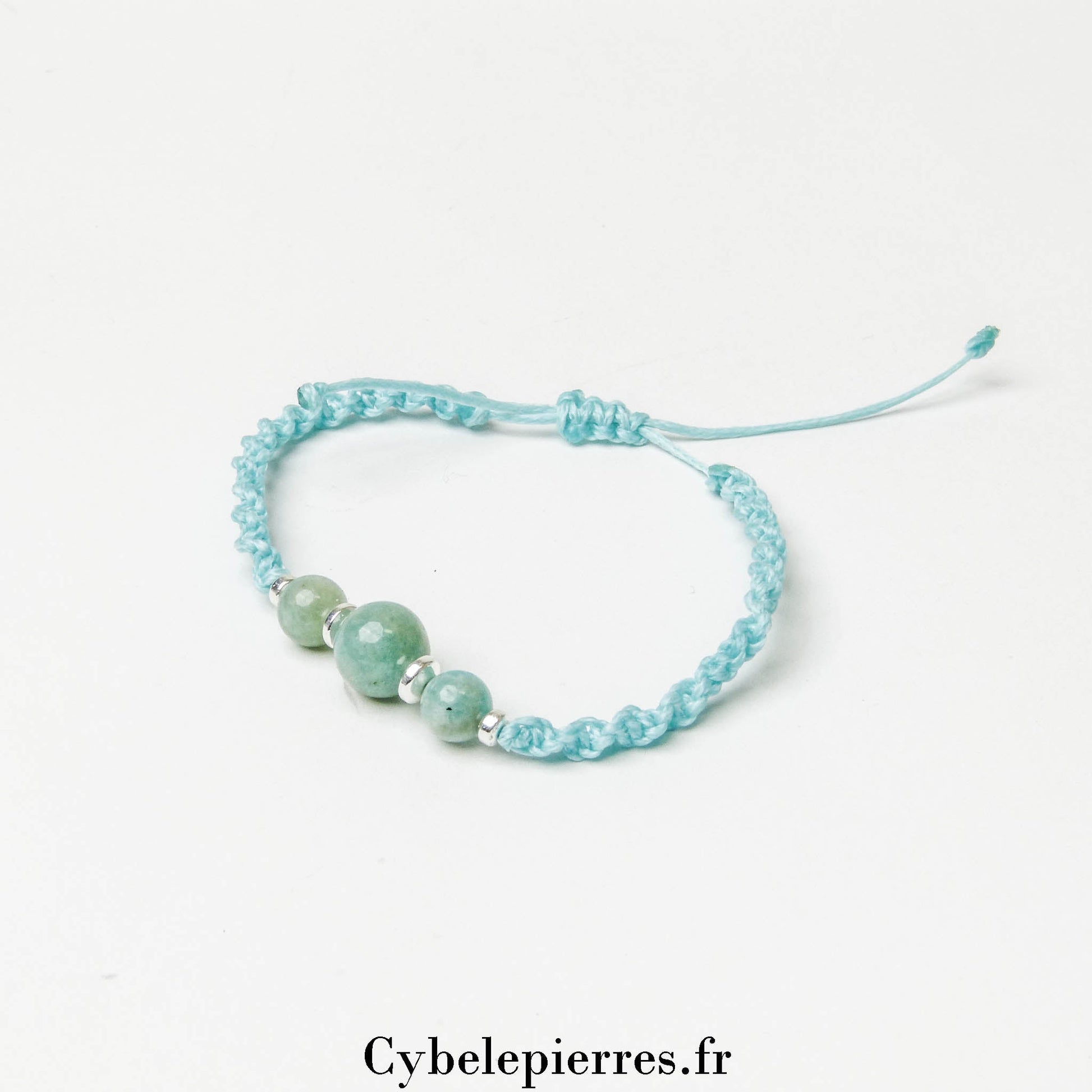 Bracelet Porte - bonheur Amazonite (6 et 8mm) | Harmonie et Épanouissement - Cybele Pierres