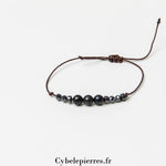 Bracelet Porte - bonheur Réglable – Astrophyllite | Intuition et Clarté - Cybele Pierres