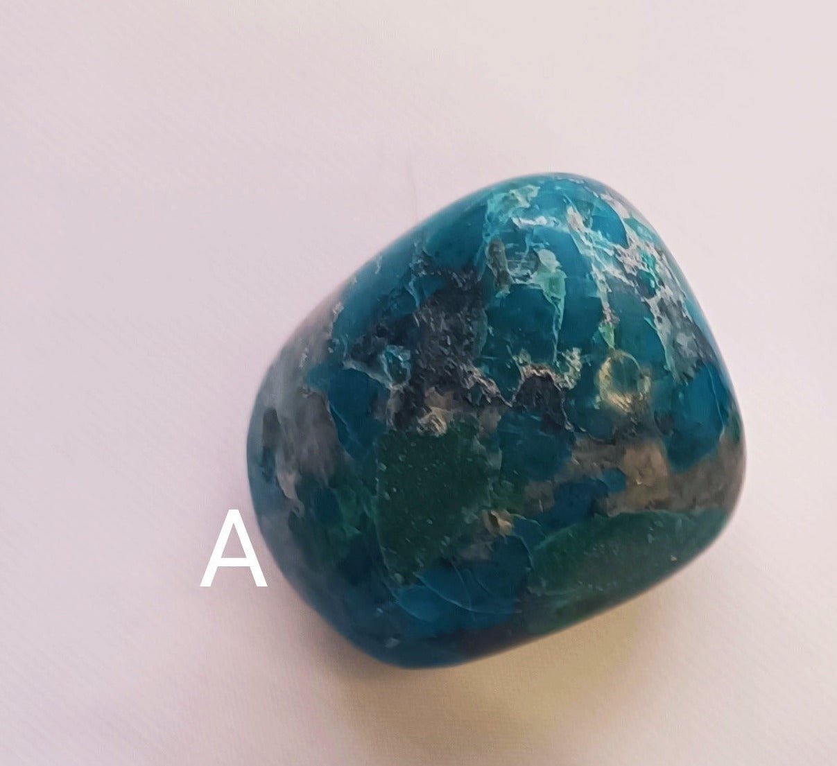 Chrysocolle roulée Extra - Pérou | Sérénité et Créativité - Cybele Pierres