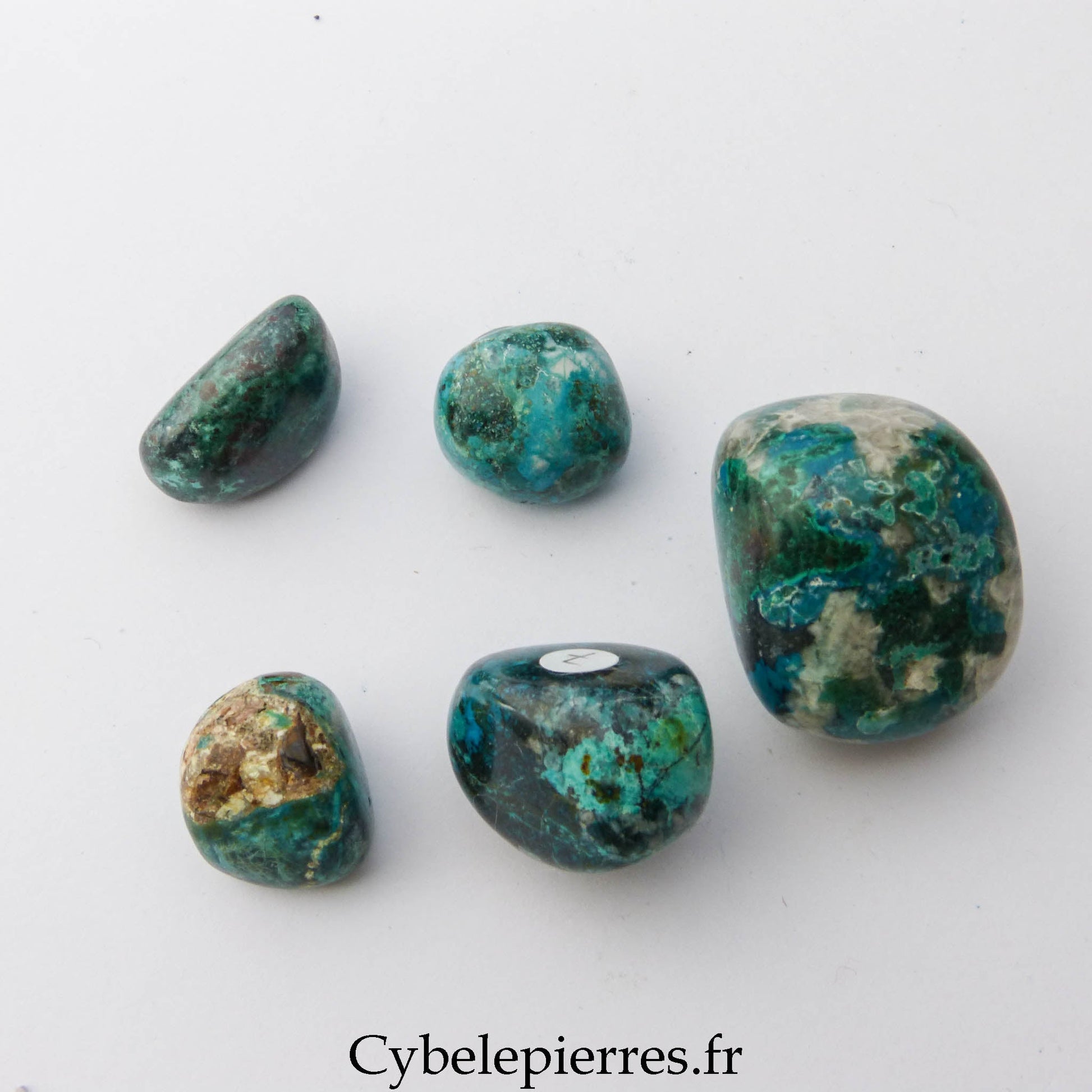 Chrysocolle roulée Extra - Pérou | Sérénité et Créativité - Cybele Pierres
