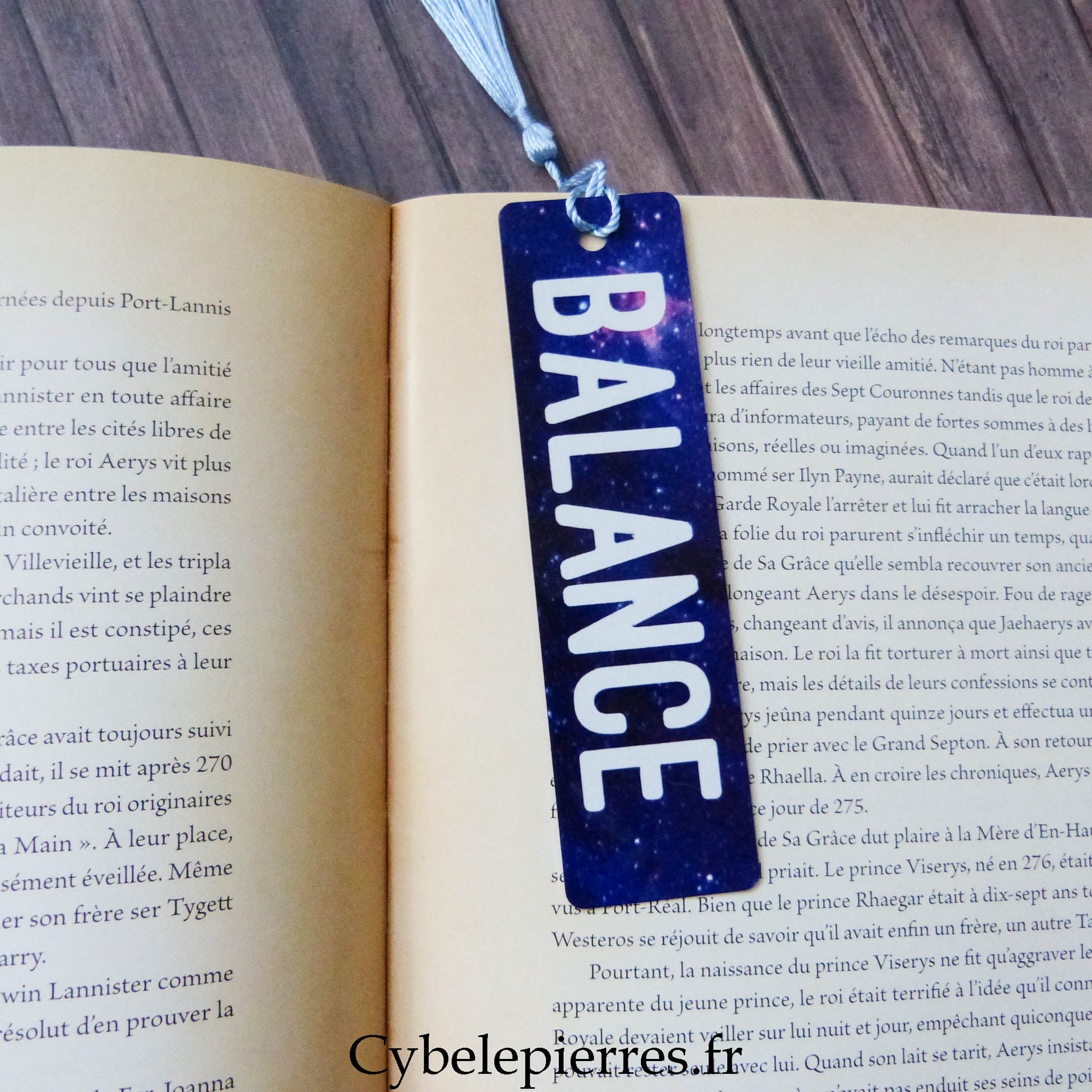 Marque - Pages Astro en Aluminium – 12 Signes du Zodiaque | Fond Galaxie - Cybele Pierres