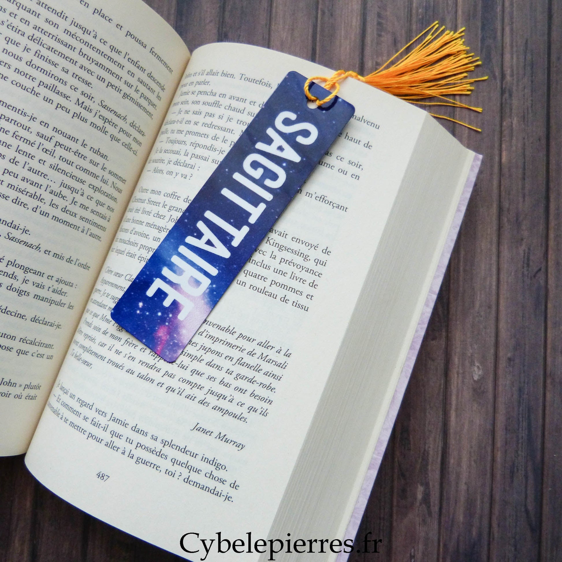 Marque - Pages Astro en Aluminium – 12 Signes du Zodiaque | Fond Galaxie - Cybele Pierres