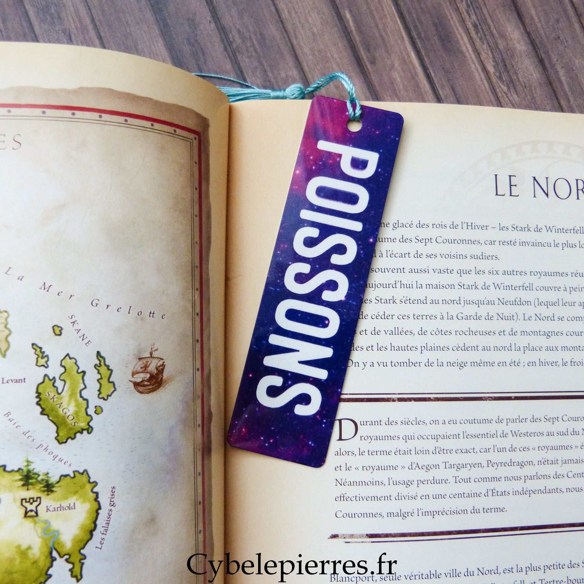 Marque - Pages Astro en Aluminium – 12 Signes du Zodiaque | Fond Galaxie - Cybele Pierres