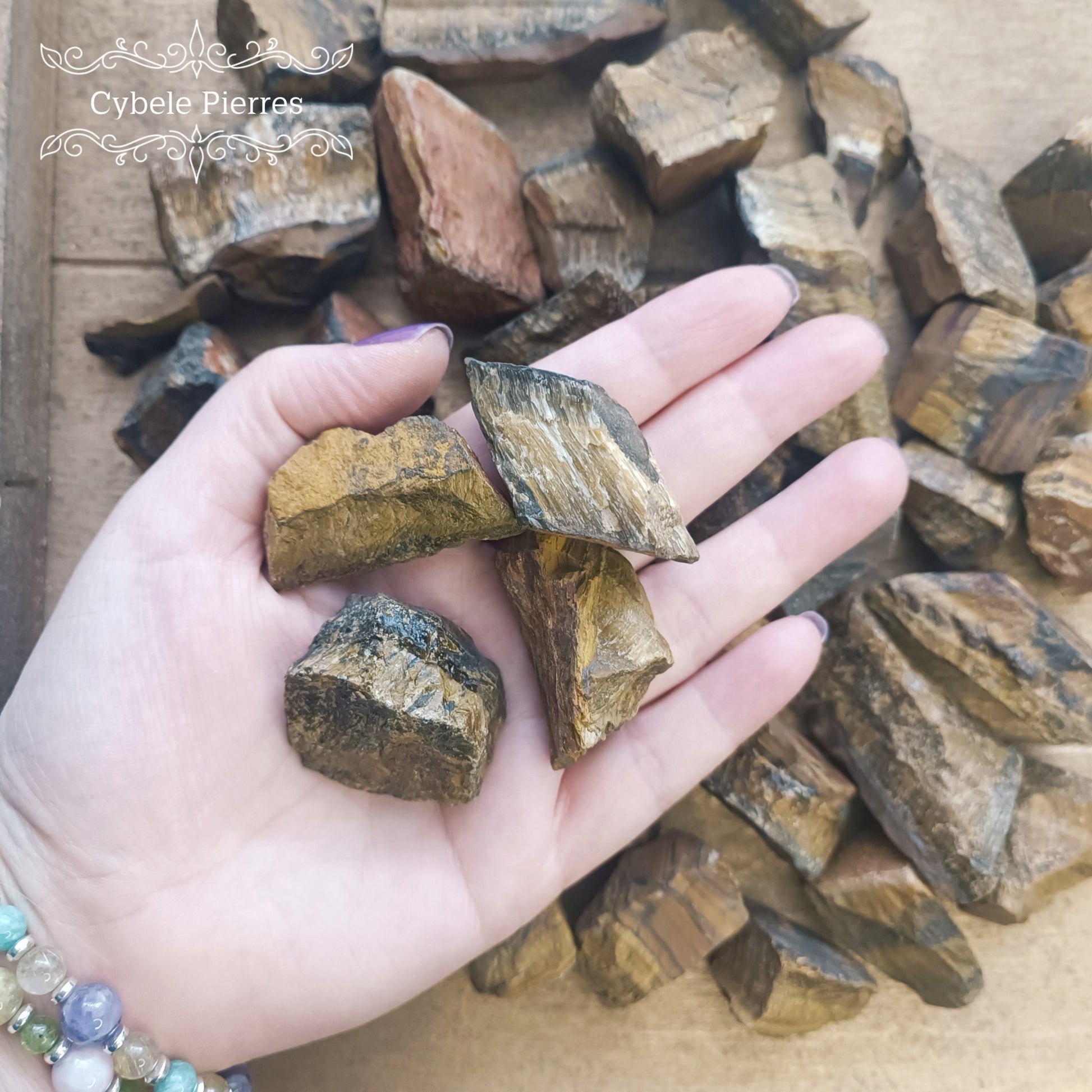 Œil de Tigre Brute - Afrique du Sud | Protection et Confiance - Cybele Pierres