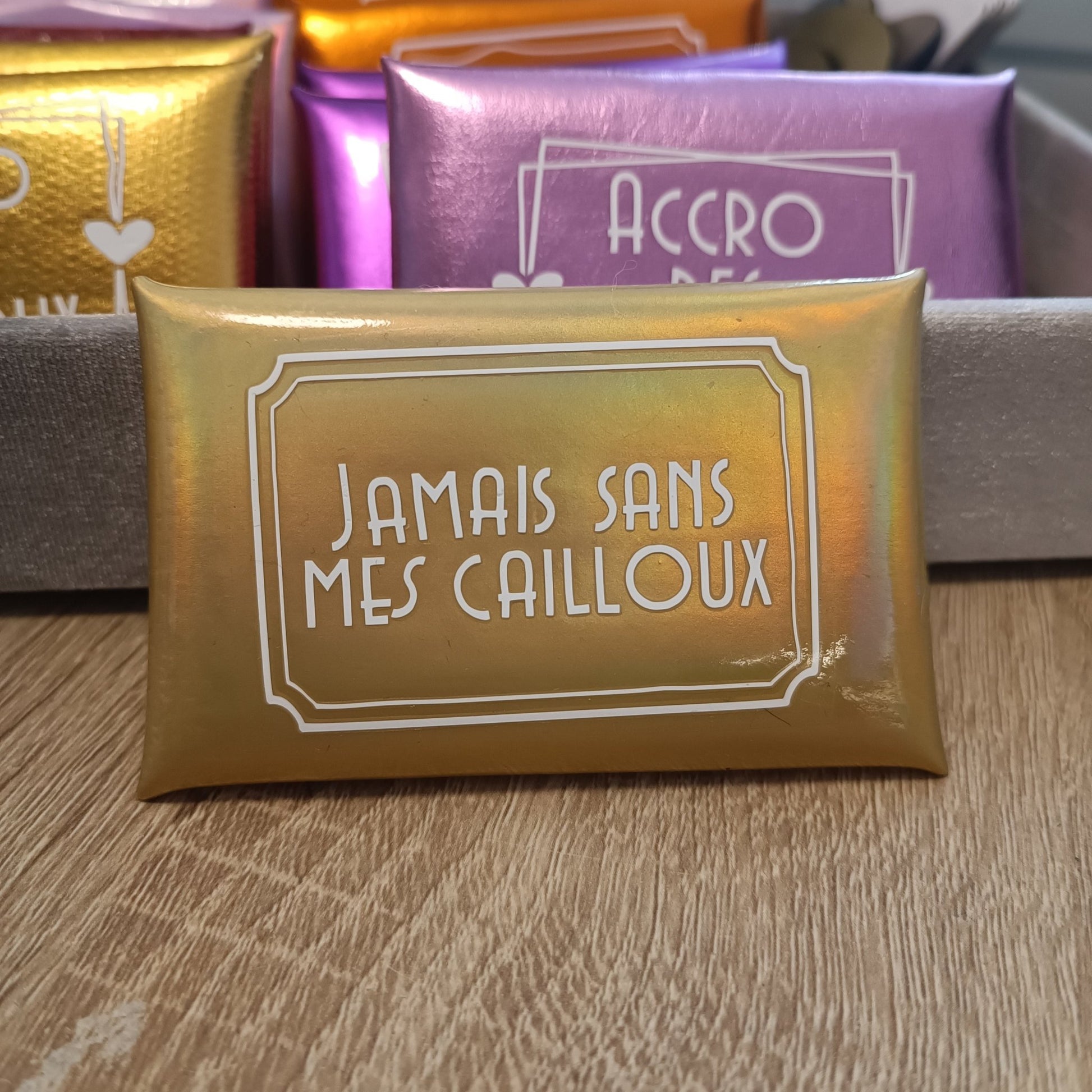 Pochette avec texte (Format S : Taille 9cm x 6cm) - Cybele Pierres