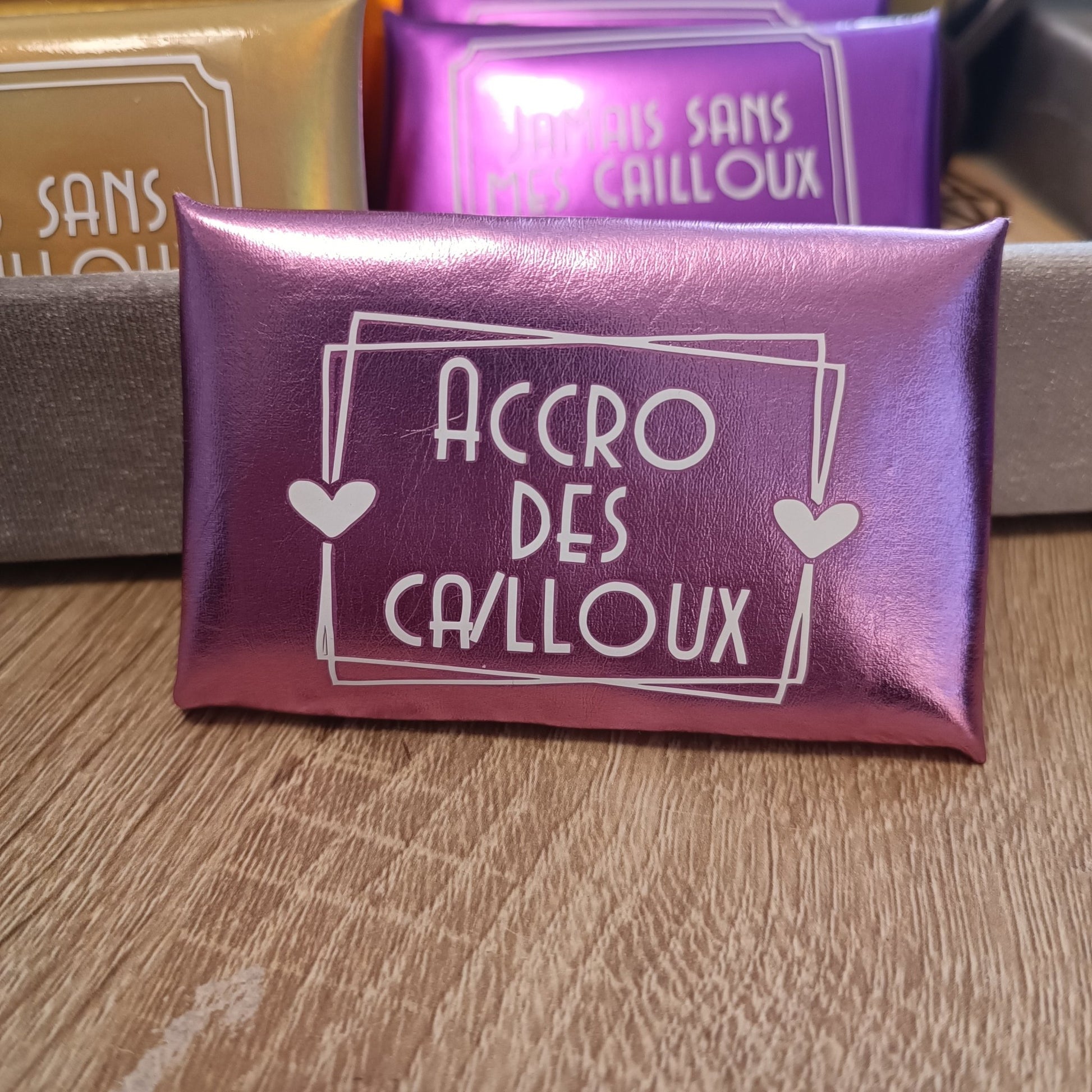 Pochette avec texte (Format S : Taille 9cm x 6cm) - Cybele Pierres