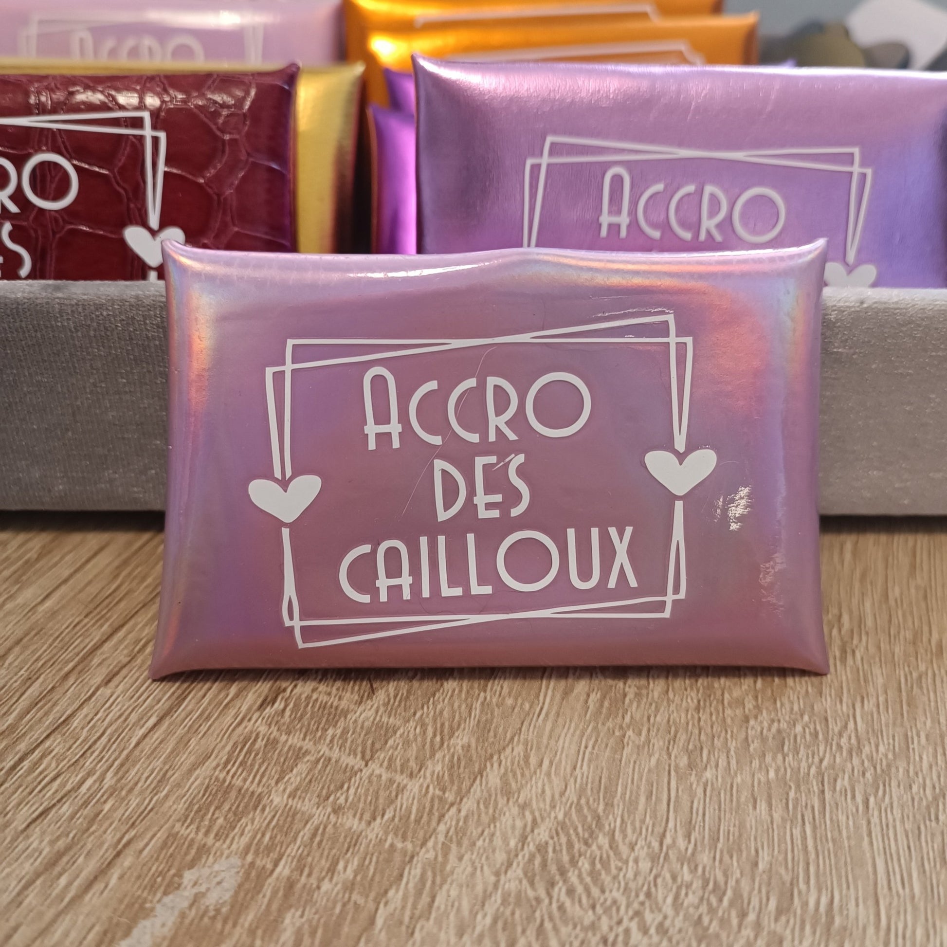 Pochette avec texte (Format S : Taille 9cm x 6cm) - Cybele Pierres