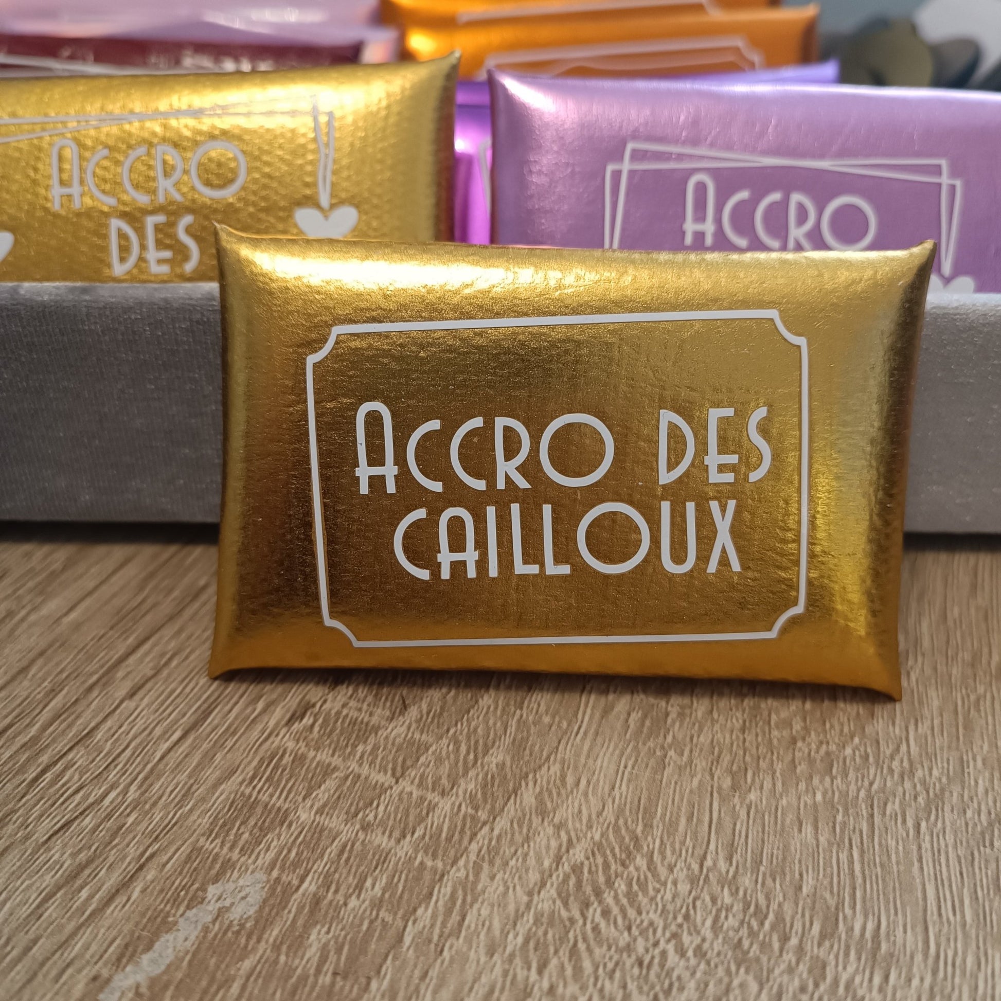 Pochette avec texte (Format S : Taille 9cm x 6cm) - Cybele Pierres