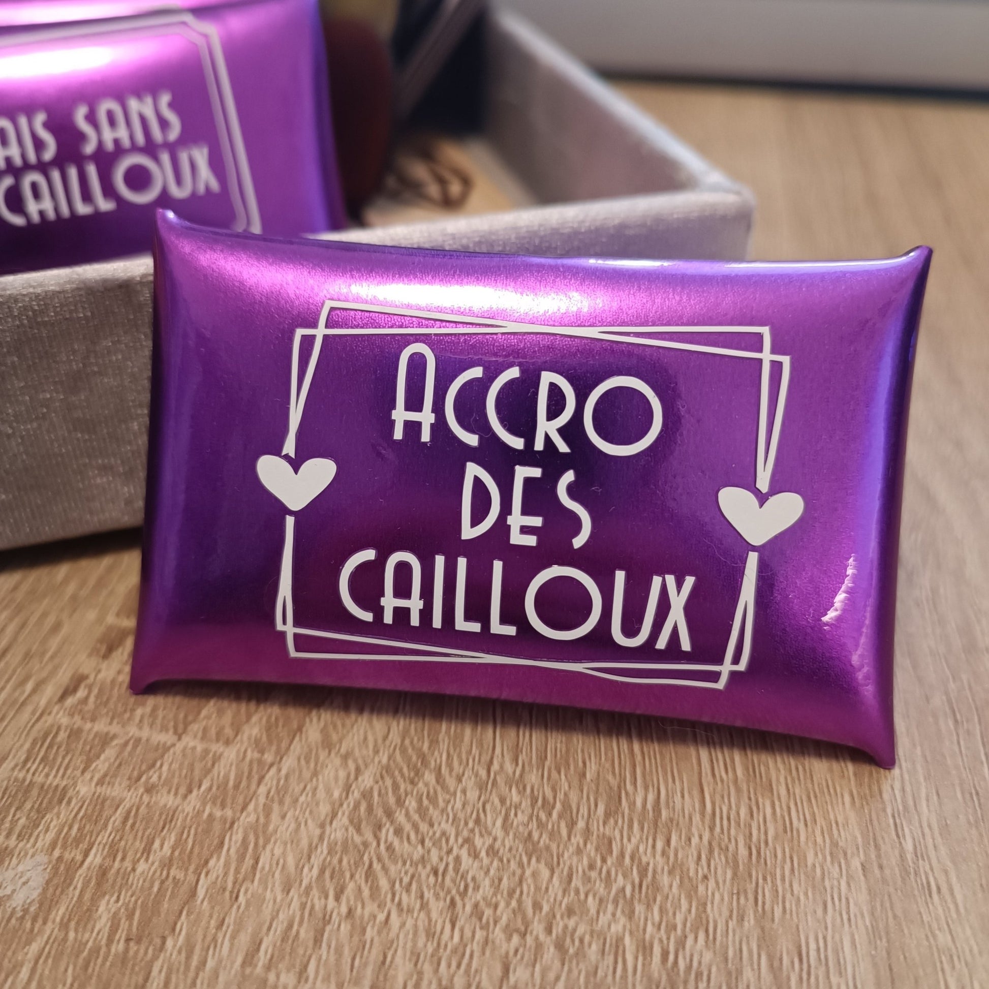 Pochette avec texte (Format S : Taille 9cm x 6cm) - Cybele Pierres