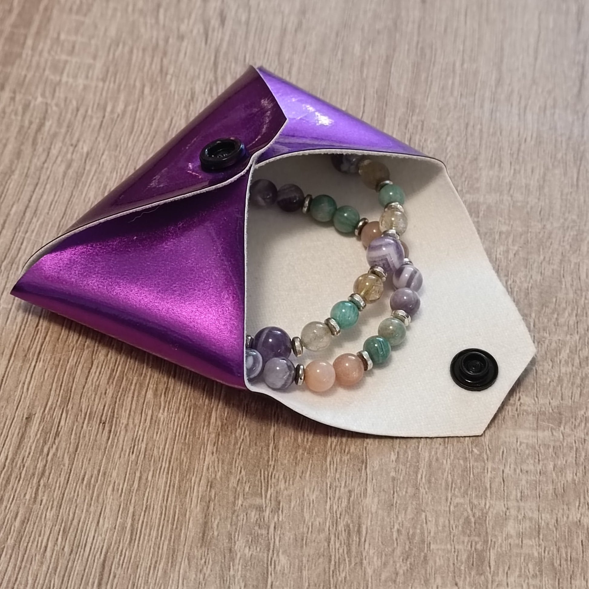 Pochette avec texte (Format S : Taille 9cm x 6cm) - Cybele Pierres