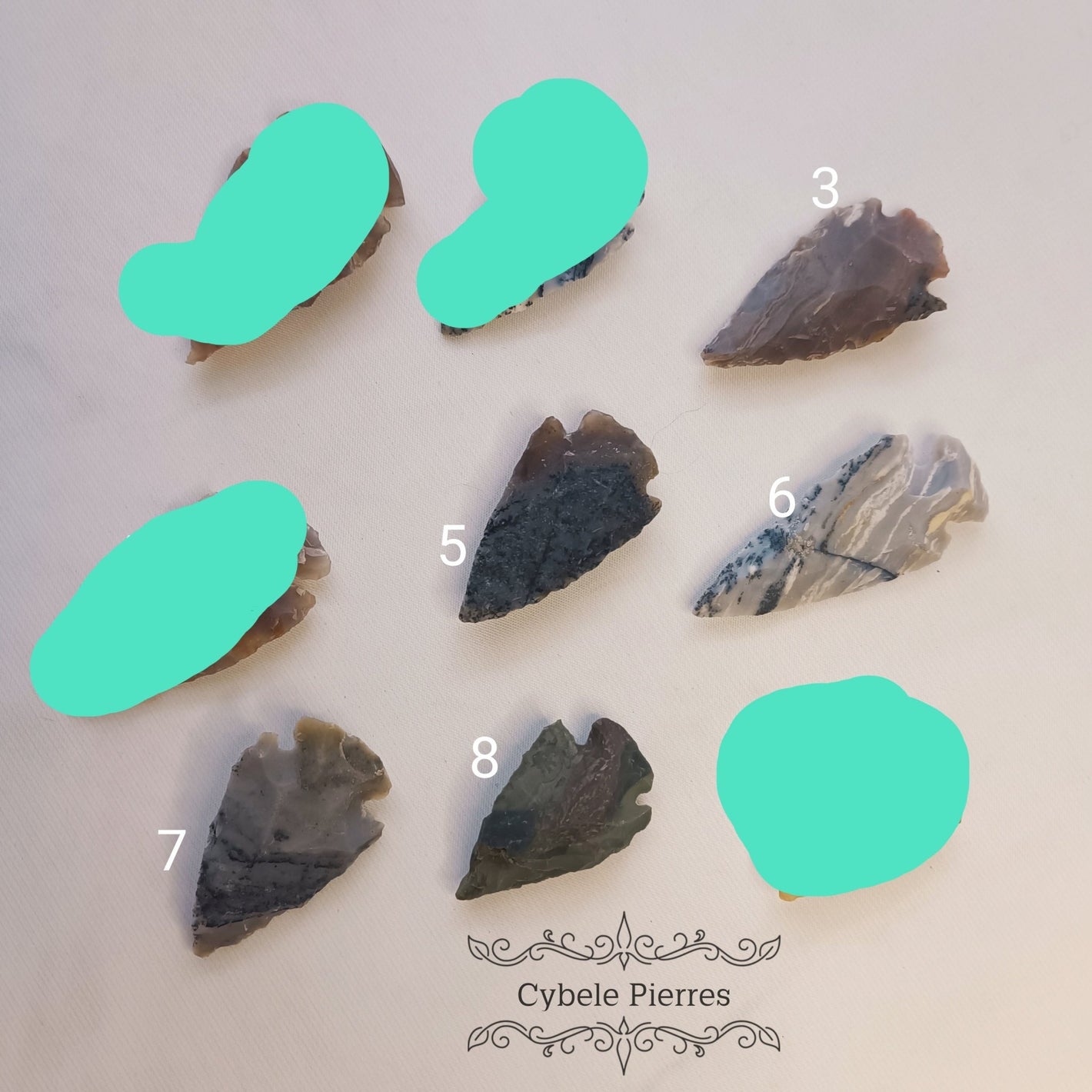 Pointe de Flèche en Silex (40mm) | Précision et Histoire - Cybele Pierres