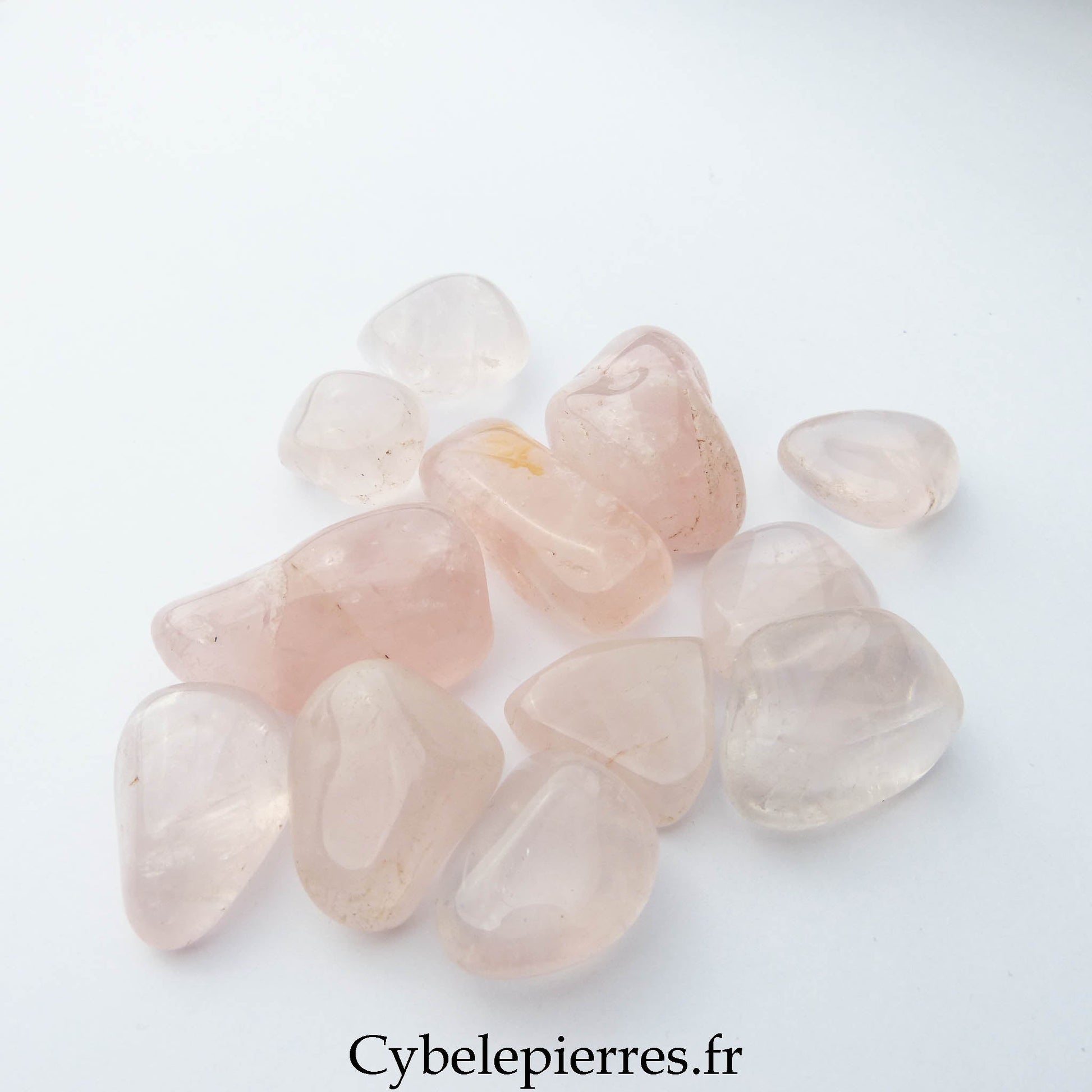 Quartz Rose roulée Extra - Brésil | Douceur et Harmonie - Cybele Pierres