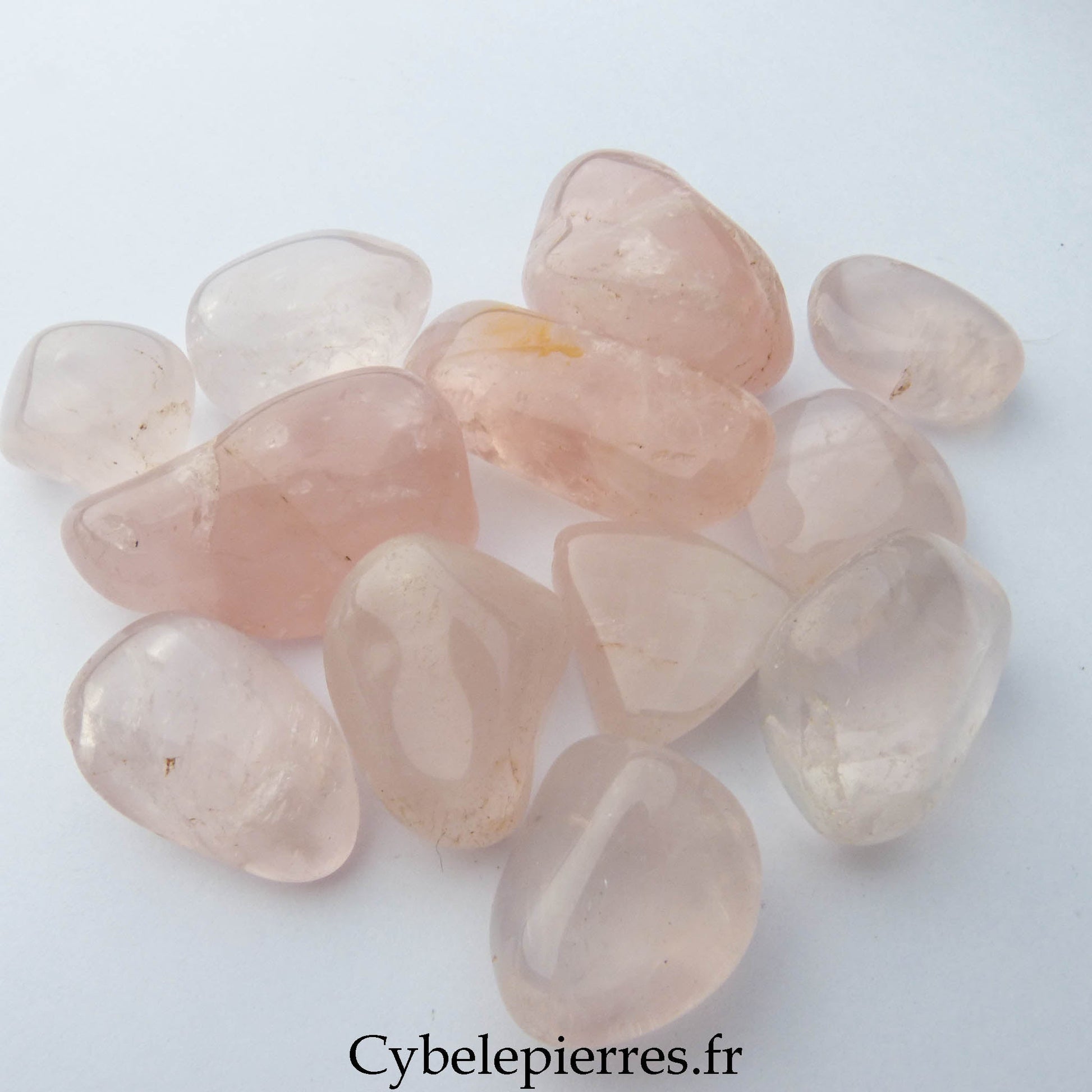 Quartz Rose roulée Extra - Brésil | Douceur et Harmonie - Cybele Pierres