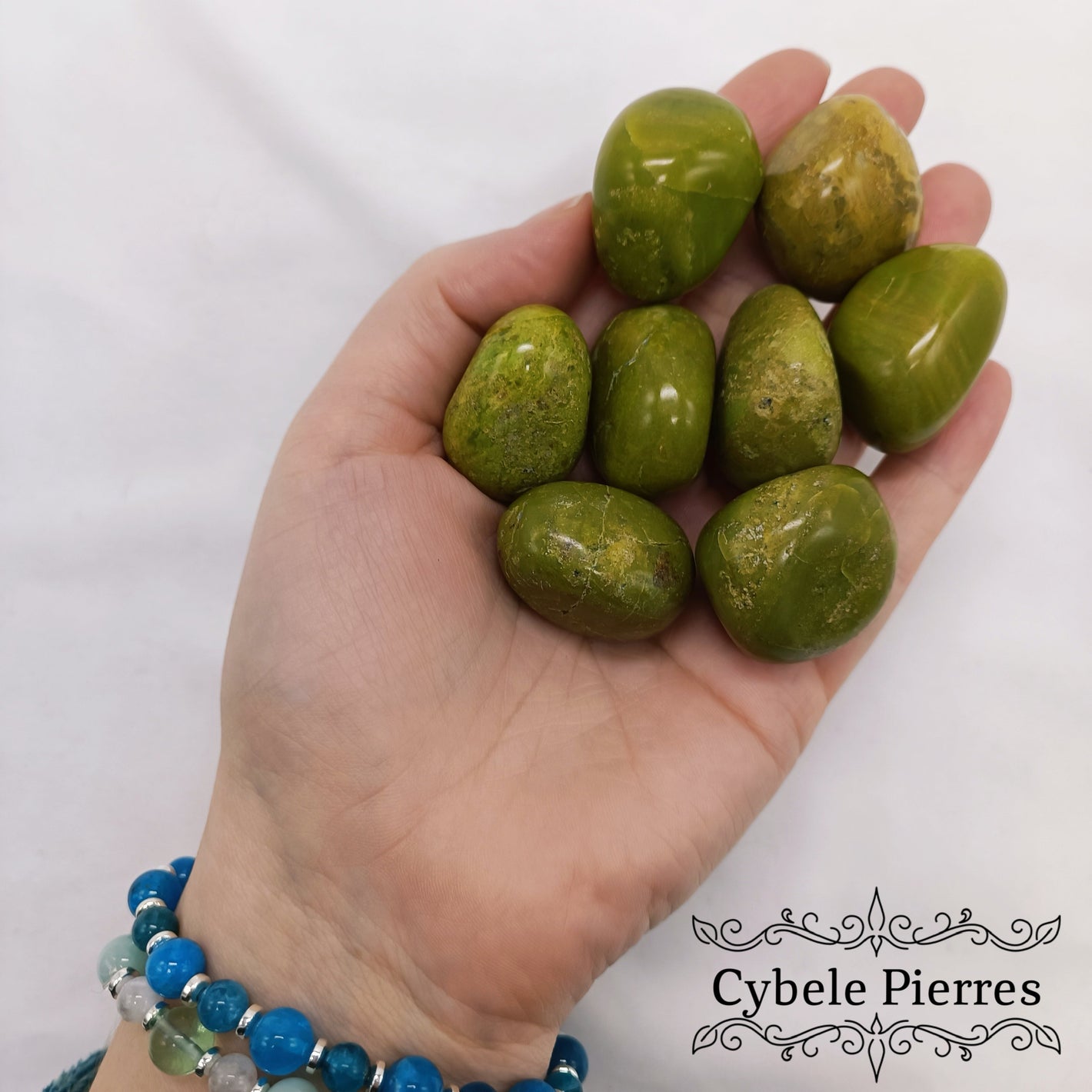 Opale verte roulée - Australie