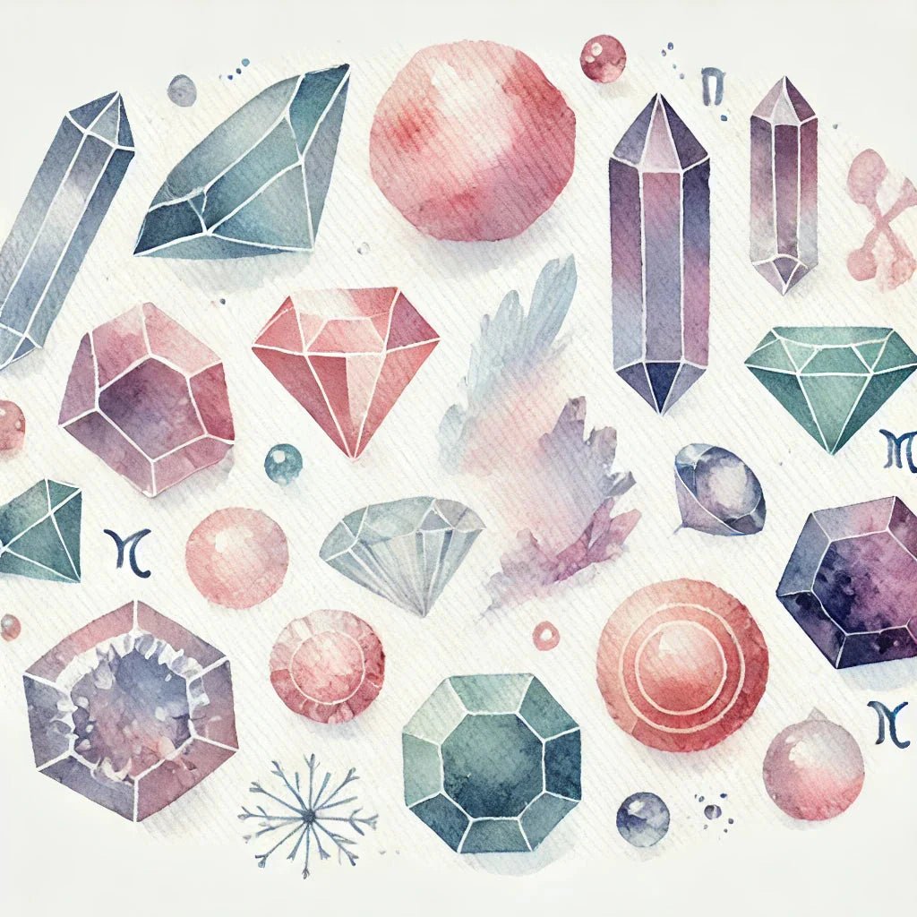 Illustration de cristaux pour le guide Quelle pierre choisir