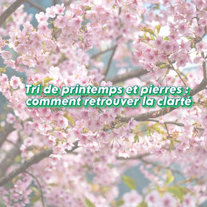 article tri de printemps et les pierres