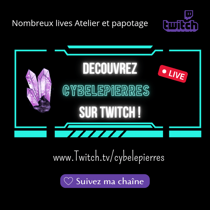 NOUVEAU : Cybele pierres arrive sur Twitch ! - Cybele Pierres