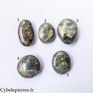 Galet Labradorite Claire Extra – 38 à 79 g | Pierre naturelle de protection et de clarté – Madagascar