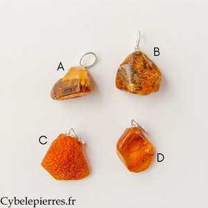 Colgante de ámbar - 20 mm