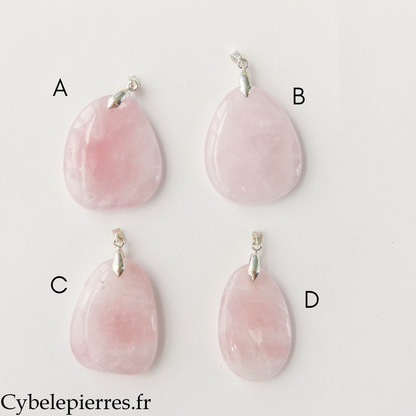 Colgante Cuarzo rosa - 35 mm