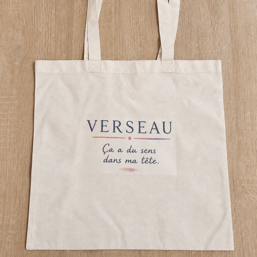 Tote bag Astro Verseau – Votre signe, votre petite phrase
