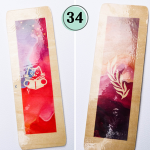 Marque-page en bois – 5×15 cm