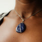 Pendentif Sodalite - 35 mm