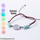 Pulsera Chakra Garganta - Amazonita (ajustable)
