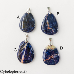 Colgante de sodalita - 35 mm