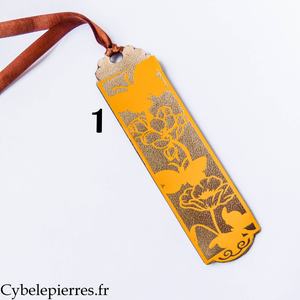 Marque-Pages Illustrés en Simili Cuir – Modèles Uniques