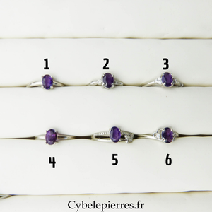 Bague Améthyste (8mm) | Protection et Équilibre