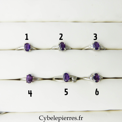 Bague Améthyste (8mm) | Protection et Équilibre